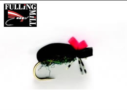 Hi-Viz Black Foam Beetle - Fulling Mill