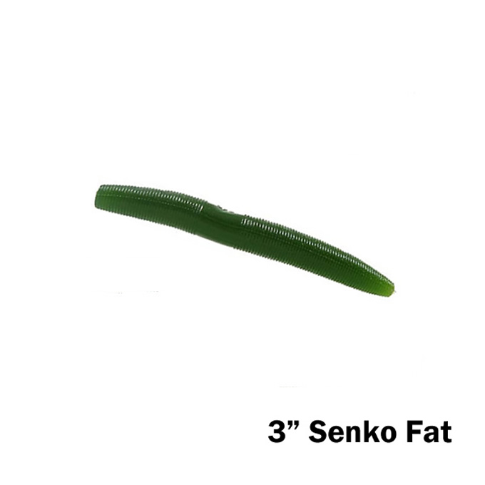 Gary Yamamoto Custom Baits 3 Fat Senko, Soft-Baits