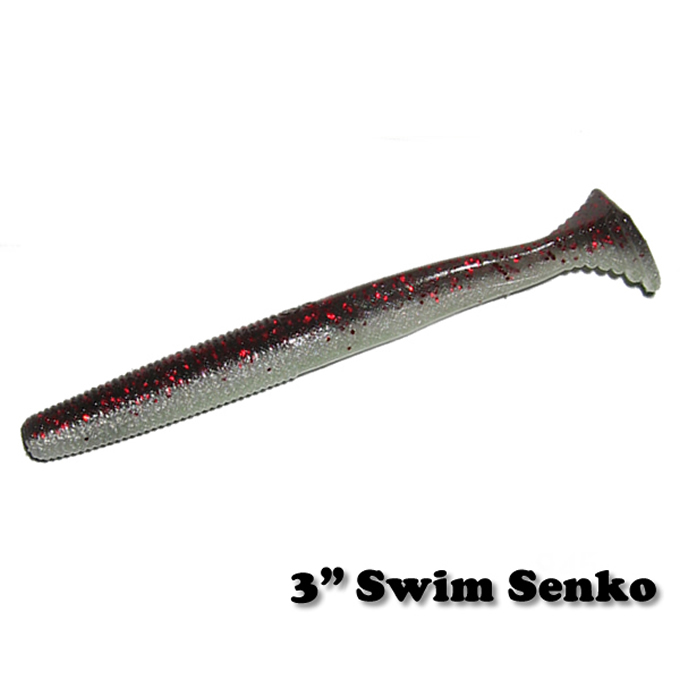 Gary Yamamoto 3 Swim Senko, Soft-Plastics