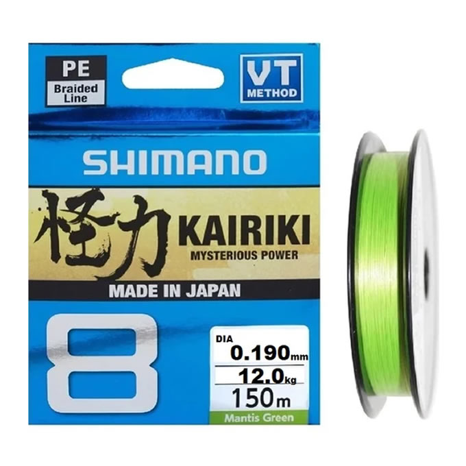 Shimano Kairiki 8 Strand Braid, Braided Fishing Line